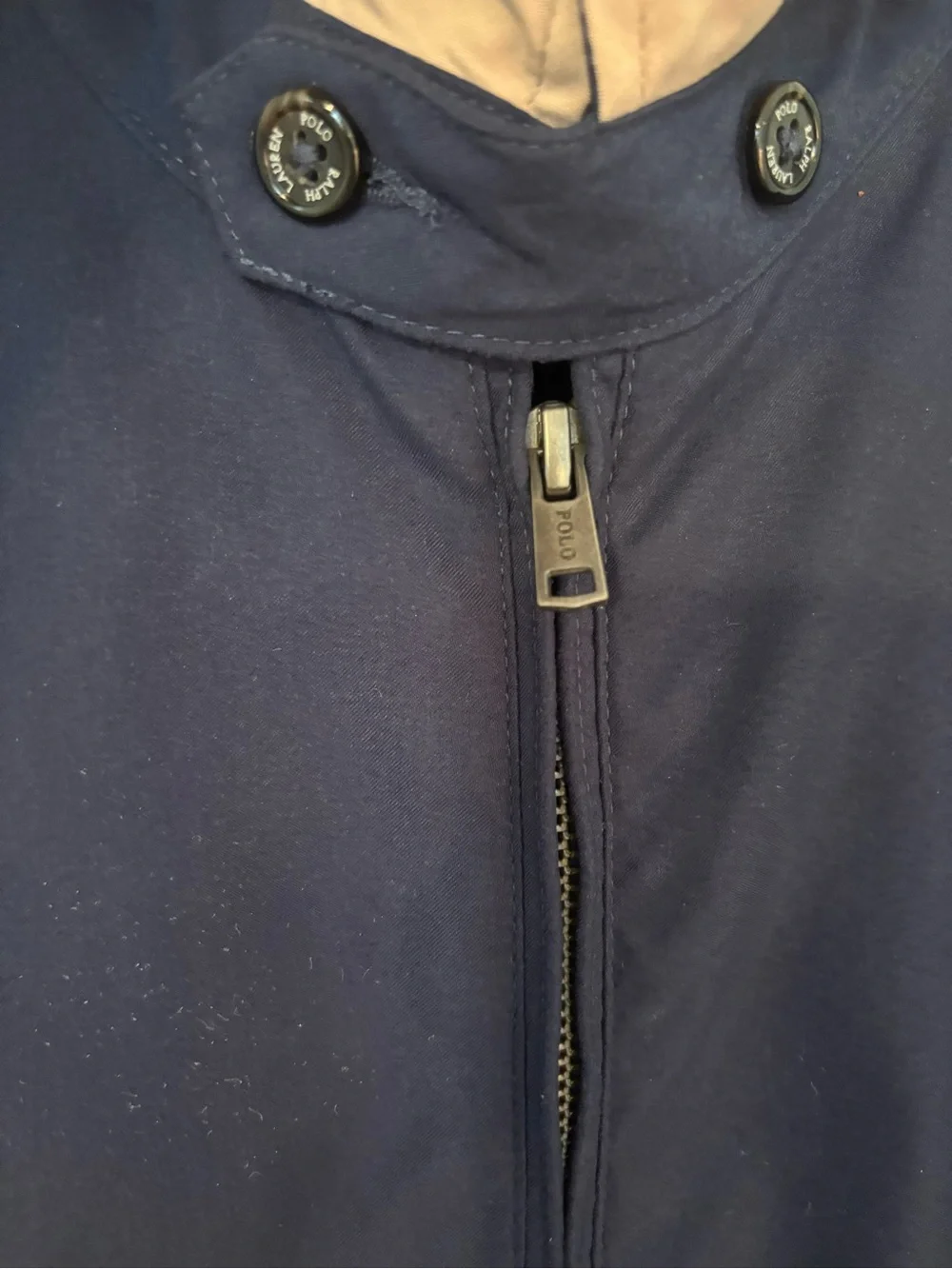 Polo by Ralph Lauren Navy Zip-Front Men's Jacket XL